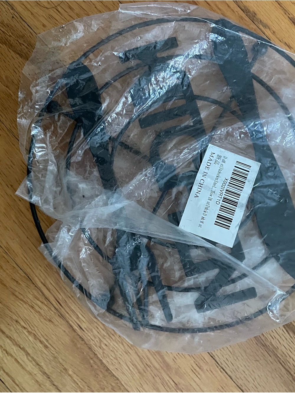 Brand New Black Stainless Steel Trivet / Hot Dish Mat for Kitchen